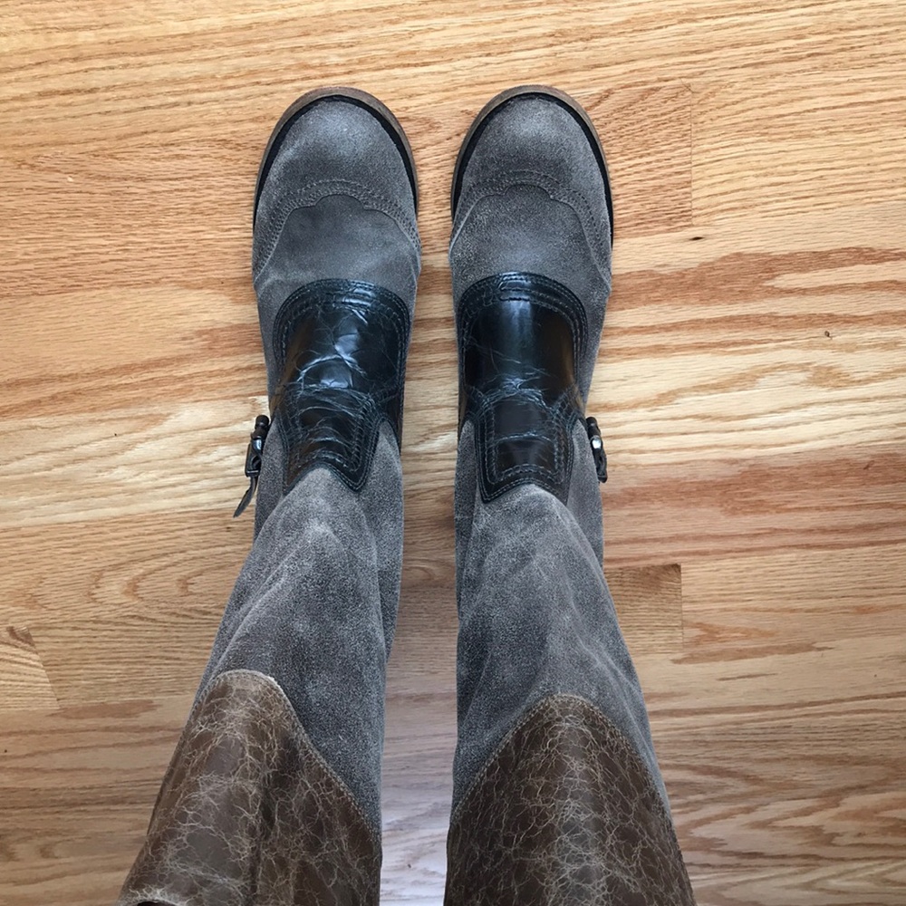 Lucchese tall leather boots